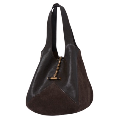 Chloe蔻依 25冬季新款BALLOON小号绒面皮革包袋