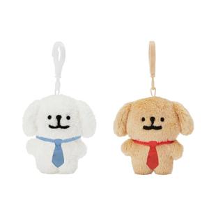 韩国代购Maltese马尔济斯新款线条小狗毛绒公仔玩偶挂件生日礼物