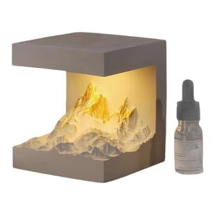 日照金山香薰灯男生生日礼物女生小众高级感朋友闺蜜礼盒桌面摆件