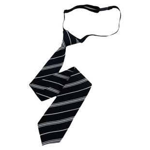 黑色条纹领带jk手打免打日系学院风原宿ins领结帅气可爱学生短款