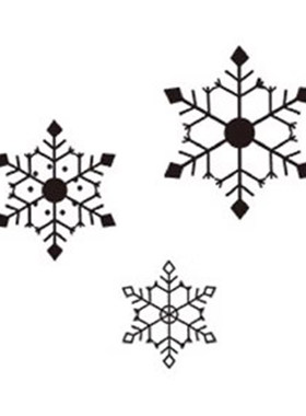 再变纹身贴雪花防水持久女文艺