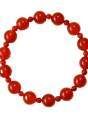 【普陀山官方】天然红玛瑙手链
