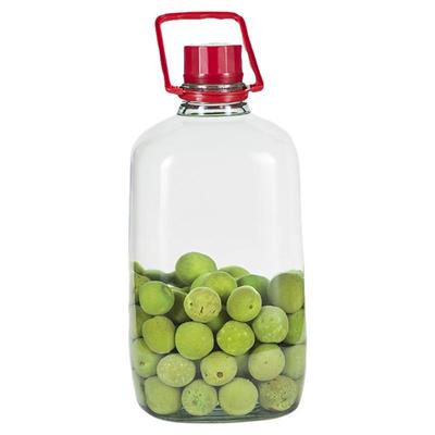 手提密封罐泡酒装油桶玻璃储物罐