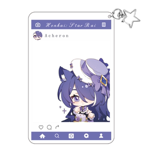 崩坏星穹铁道周边透卡知更鸟砂金星期日花火流萤黄泉米沙夹层挂件