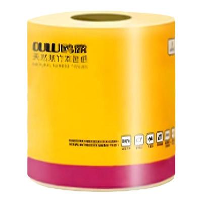 鸥露竹浆卷纸实惠家庭装27卷整箱