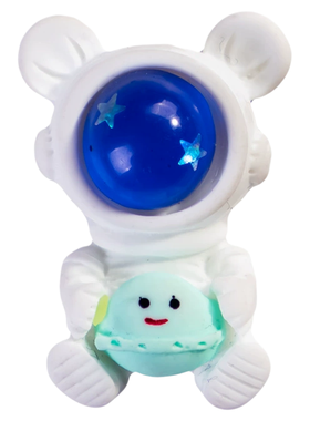 卡通太空人宇航员火箭树脂摆件