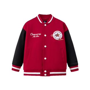 【CNY新年系列】匡威童装棉服2026春季新款撞色外套拜年服棒球服