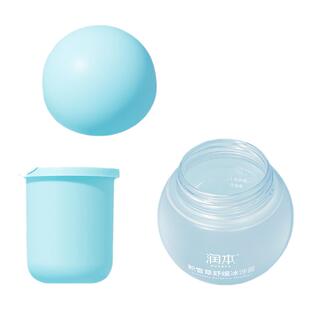 润本【环保替换装】积雪草冰沙霜&小桃喜保湿霜 婴儿儿童补水面霜