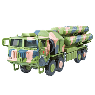 旭嘉模型红旗HQ-9防空导弹车1/72免胶预上色拼装积木男孩玩具正版