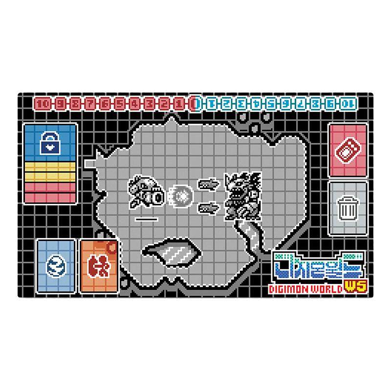 DTCG卡垫数码宝贝卡牌垫像素对战桌游垫子Digimon Playmat diy