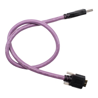 USB3.0转MicroB带锁高柔数据线