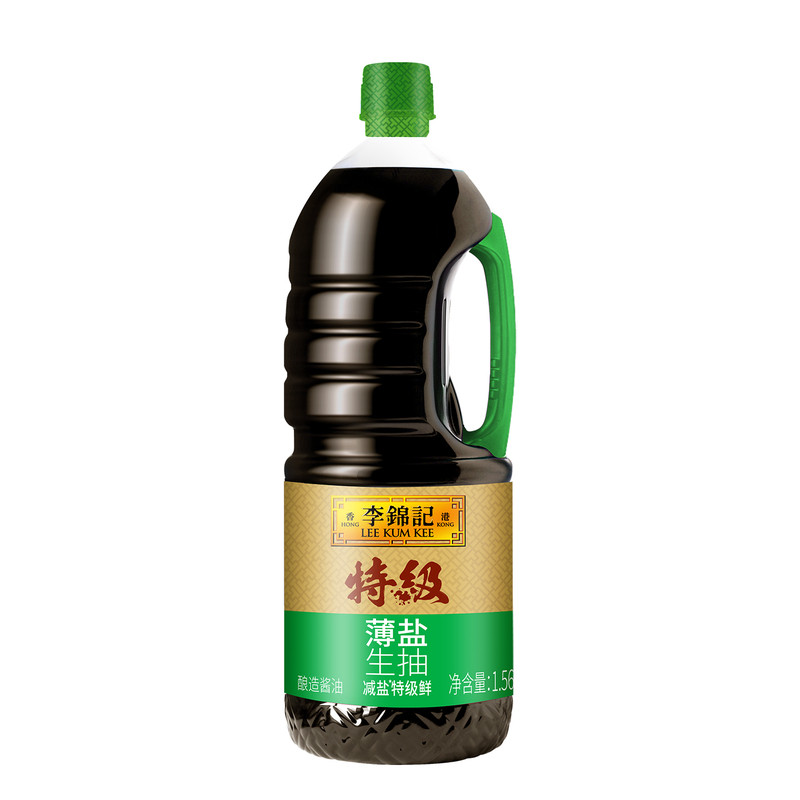 【下拉秒杀】百厨大战同款李锦记薄盐生抽炒菜提鲜特级酱油调味料