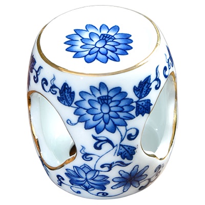 南玩青花瓷茶壶盖置盖托配件