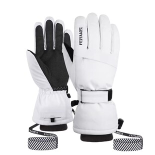 儿童滑雪专用手套凯夫拉内置护腕单板刻滑专业双板护掌防水手闷子