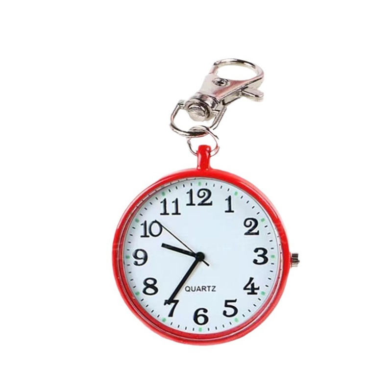 大数字清晰夜光钥匙扣挂表护士表学生考试用进场公务员怀表老人表