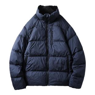 90白鸭绒羽绒服男冬季加厚短款立领夹克棉衣外贸牛货工装棉服外套