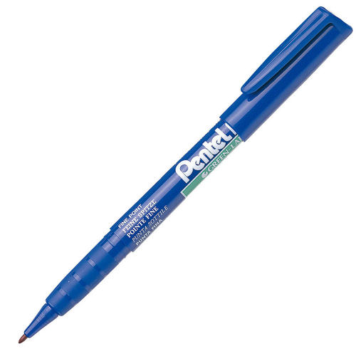 Pentel 派通记号笔 NMS50 蓝色油性笔 1.0mm细芯打点笔