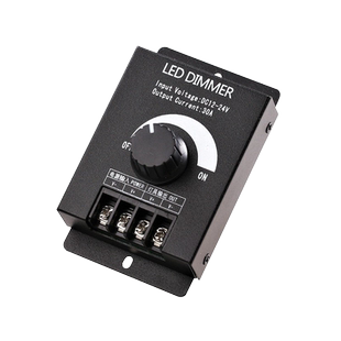 led调光控制器单色灯带模组灯条灯箱招牌5V12V24V亮度调节开关