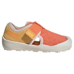 Adidas阿迪达斯夏季户外魔术贴包头儿童运动休闲凉鞋沙滩鞋IF3112