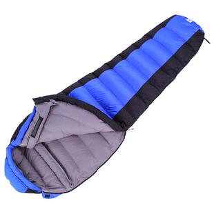 BlackCrag/黑岩 烈风系列 户外露营木乃伊成人羽绒睡袋白鸭绒午休
