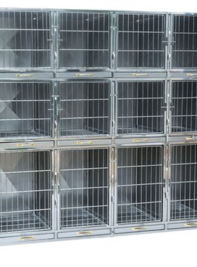 大牛宠物店寄养笼不锈钢狗笼
