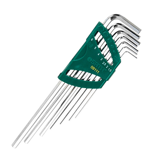 sata世达内六角六角扳手套装加长版9件套螺丝刀工具梅花公制英制