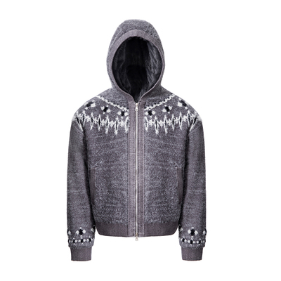 CATSSTAC 缪斯费尔岛毛衣雕 短款版型 复古风格 轻奢质感