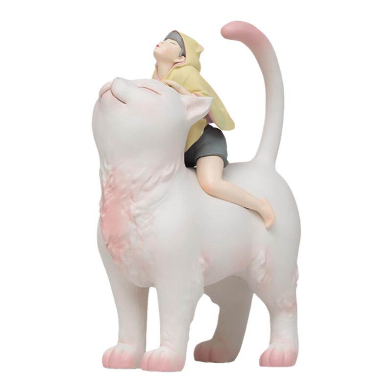 白夜童话猫将军套组酒柜装饰品