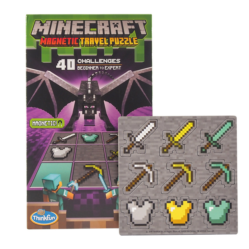 thinkfun 我的世界推理游戏儿童启蒙益智进阶闯关磁力贴8-99岁
