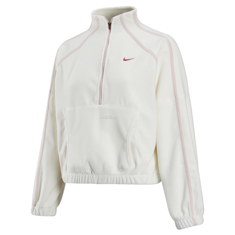 Nike女子新年款摇粒绒半拉链卫衣