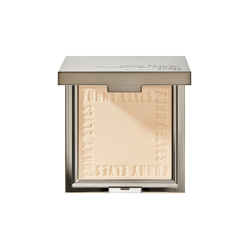 funnyelves方里散粉定妆粉饼控油持久持妆定补妆遮瑕清透磨皮礼物