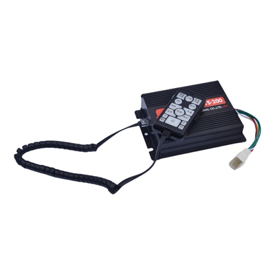 汽车警报器车载警笛救援喇叭有线喊话器200W扬声器12V24V