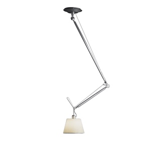 现货意大利Artemide Tolomeo吊灯 简约轻奢羊皮纸移动悬臂餐厅