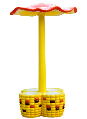 卡通水果休闲椅雕塑玻璃钢