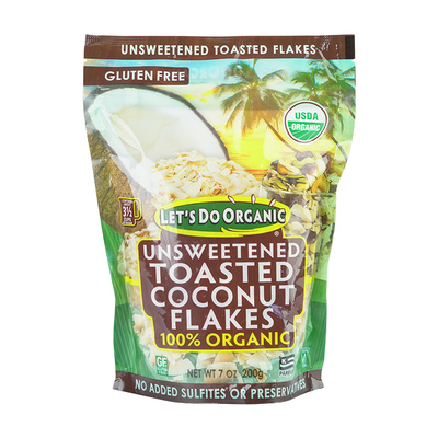 天然烤椰子片生酮饮食