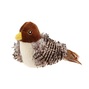 Pet Toys Cat Toys Flapping Bird Sparrow Lifelike Chirp Tweet