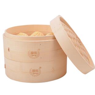 滕阁加深加高蒸笼手工竹制家用笼屉蒸笼小笼包子馒头商用蒸屉