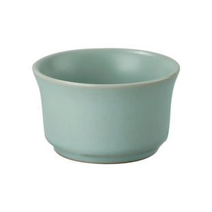 汝瓷主人杯单杯陶瓷茶杯小容量礼盒装景德镇汝窑开片可养原矿青瓷