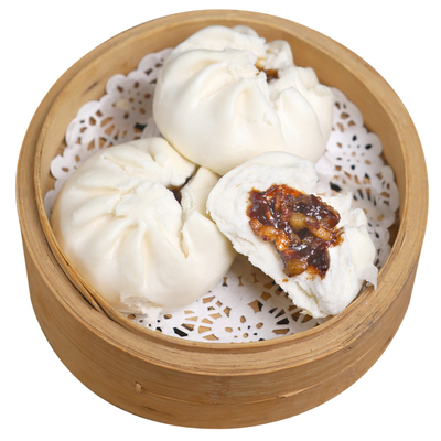 开口叉烧包冷冻包子广东60g早餐