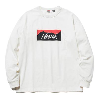 NANGA街头风宽松不易皱长袖T恤