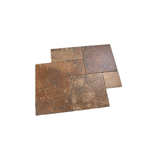 别墅院子莱姆石地砖民宿庭院露台仿古砖室外复古瓷砖餐厅园林防滑