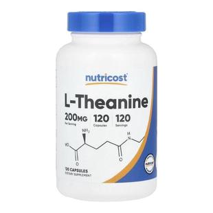 Nutricost L-茶氨酸情绪压力焦虑睡眠认知能力免疫心脏血管