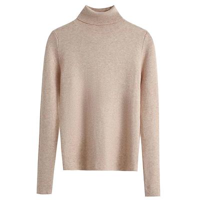 高领毛衣女2025年秋冬紧身内搭加厚长袖高级感洋气针织打底衫上衣