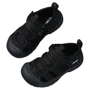 jeep儿童涉水鞋子男孩女童凉鞋2025新款夏季流行休闲沙滩镂空透气