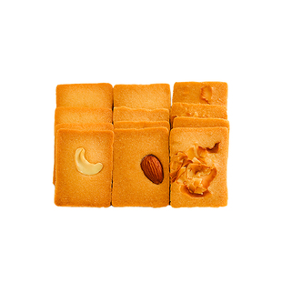 多禧熊坚果芙脆椰片芙腰果芙巴旦木薄脆饼干零食年货礼盒春节送礼