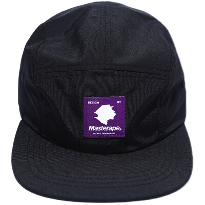 改良版街头风橙色五片帽可调节