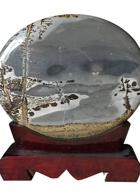 国画石广西工艺品摆件