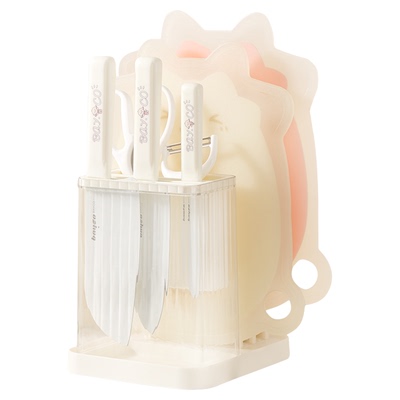 拜格婴儿辅食刀具+卡通分类菜板