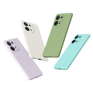 适用opporeno9手机壳新款opporeno9pro防摔全包reno9pro+液态软硅胶超薄散热por十简约纯色高级感保护套潮