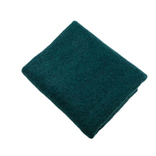 进口高密 墨绿色强缩亲肤弹力针织羊毛呢面料冬天大衣外套布料DIY